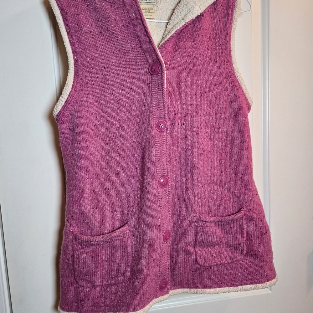 L.L. Bean Pink Vest with Pockets